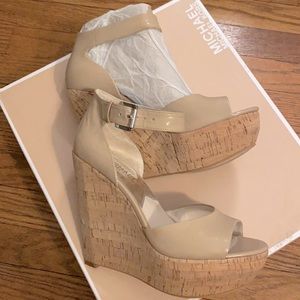 Michael Kors Ariana Nude Wedge